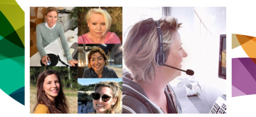 Persönliche Bilder von Mitarbeitern des MS-Begleiter Contact Centers